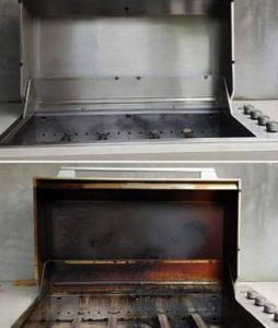 oven cleaning before after