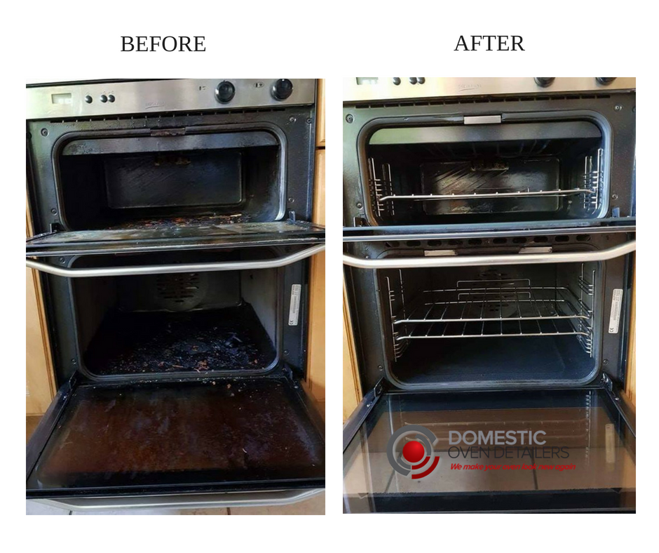 Before/After Oven & BBQ Cleaning Domestic Oven Detailers