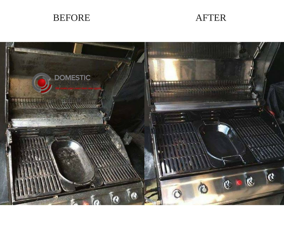 Before/After Oven & BBQ Cleaning Domestic Oven Detailers